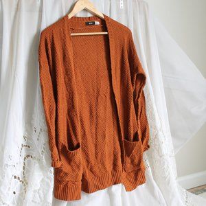 Urban Outfitters BDG Rust Orange Knit Cardigan